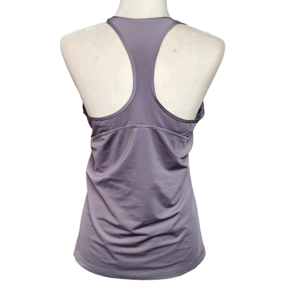 Nike Dri-Fit Tank Top Womens Size Medium Gray Crew Neck Training Top - Picture 5 of 11